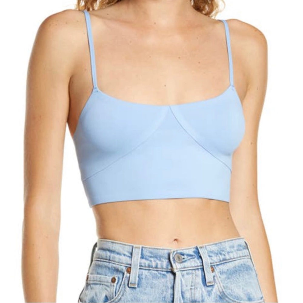 Free People Brinley Cutout Longline Bralette